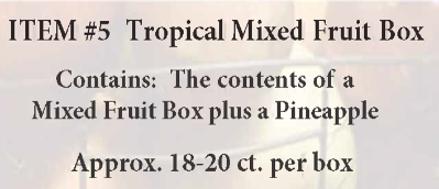 Tropical Mixed Fruit Box